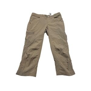 Patagonia Women's Size 6 Khaki Cargo Hiking Outdoor Pants Lightweight Pockets